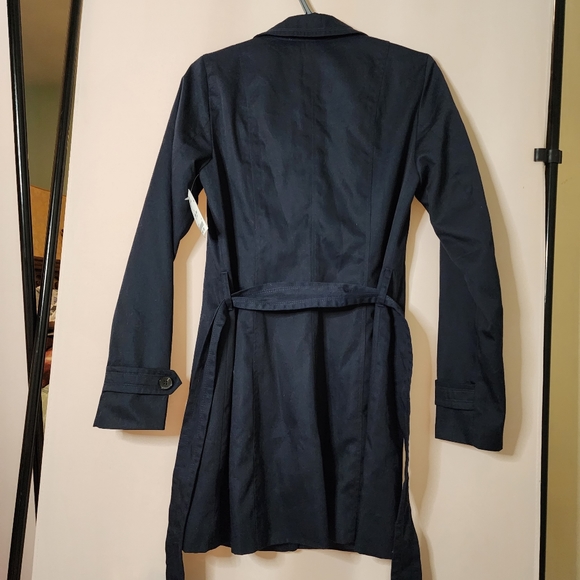 NWT trench coat, dark navy blue, Vero Moda, size small - Picture 3 of 7